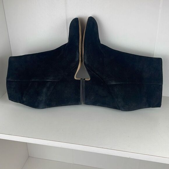 Sam Edelman Wilson Suede Ankle Boots 8.5 Black - Picture 4 of 11